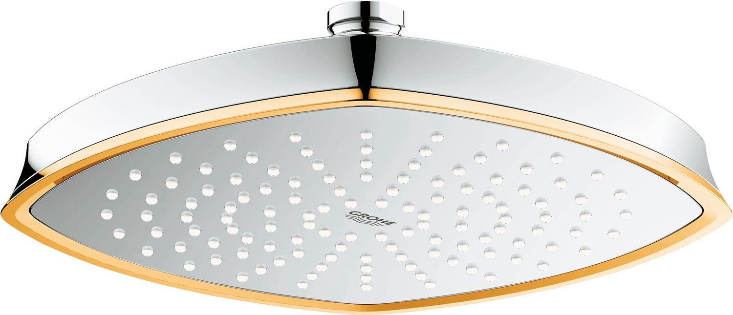 Верхний душ Rainshower Granderan 210 мм, цв. хром/золото, без кронштейна ZZ