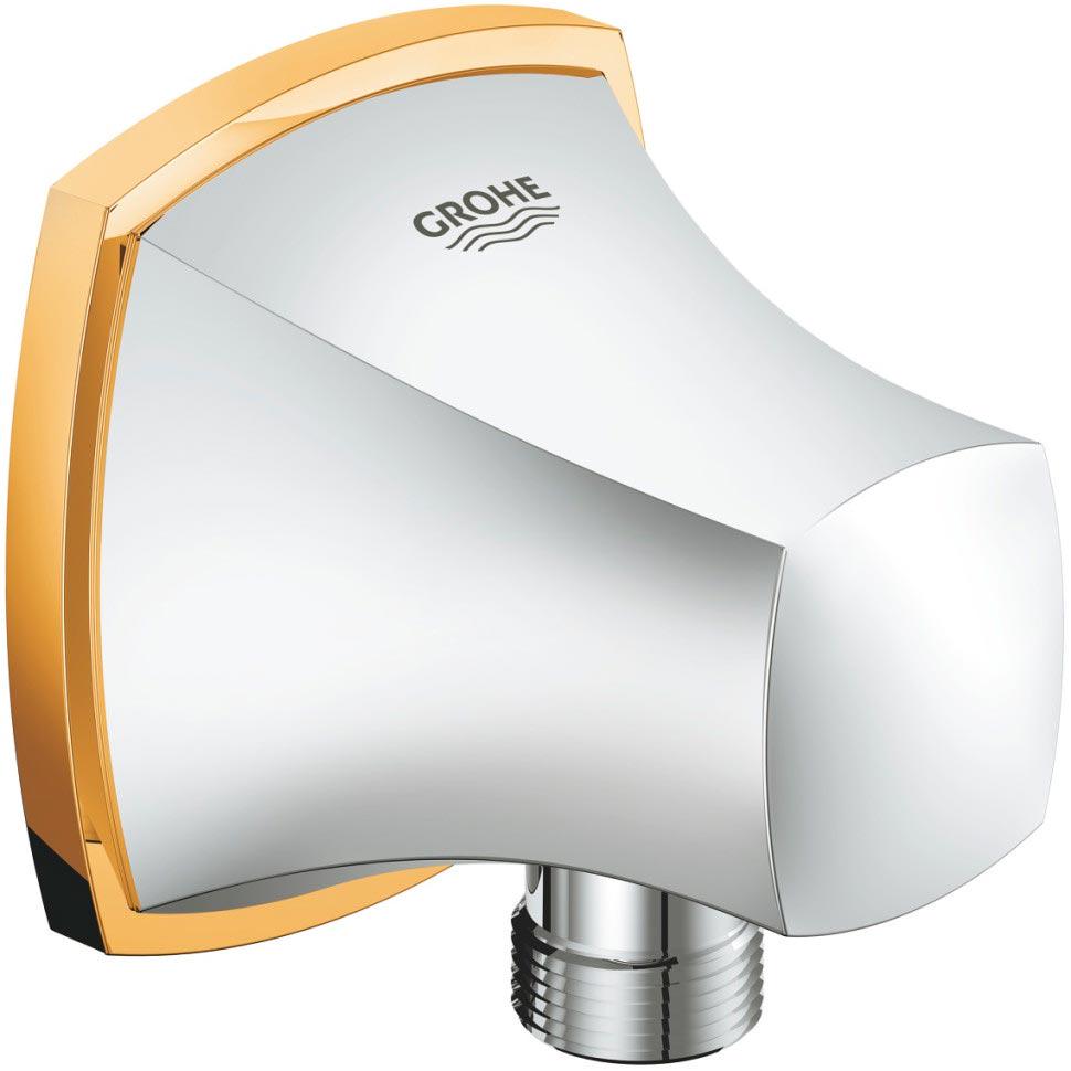 Шланговое подсоединение, подключение 1/2, встраив. в стену, хром/золото ZZ