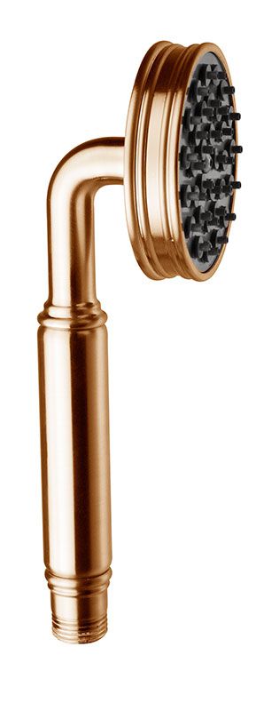 Лейка для душа, ручная, 1 вид струи, (цв.бронза), LIBERTY-GOM Bossini ZZ