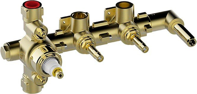 Внутренняя часть встраиваемого смесителя для ванны на  2 потребителя, Bossini ZZ