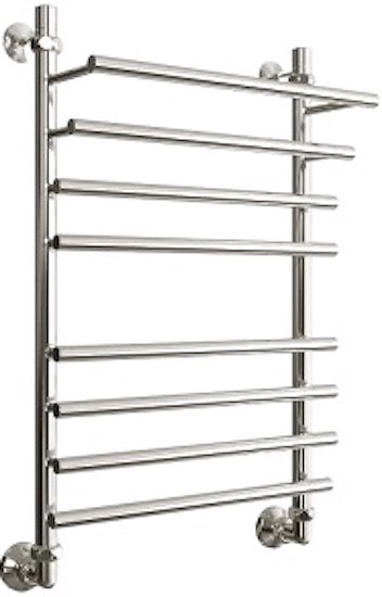 Полотенцесушитель водяной с полкой 80х50 см, БЕЗ установочного комплекта n166302, цв. хром глянец ZZ