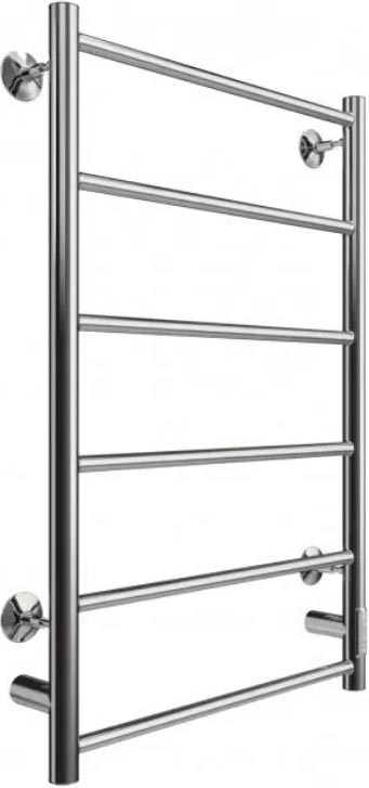 Полотенцесушитель электрический J neo 80х50 см, скрытое подключение, кабель-вилка в компл., цв. сатин, KL