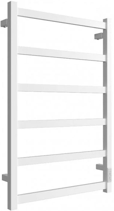 ОБРАЗЕЦ Полотенцесушитель электрический 80х50 см, скрытое подключение , цв.белый KL