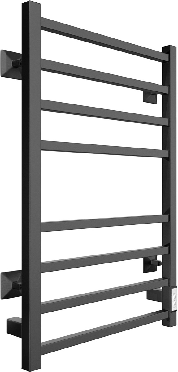 Полотенцесушитель электрический 80х50 см, цв.черный матовый KL