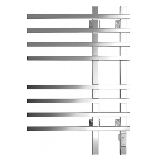 Полотенцесушитель электрический 80х50 см, скрытый монтаж, цв. хром глянец ZZ