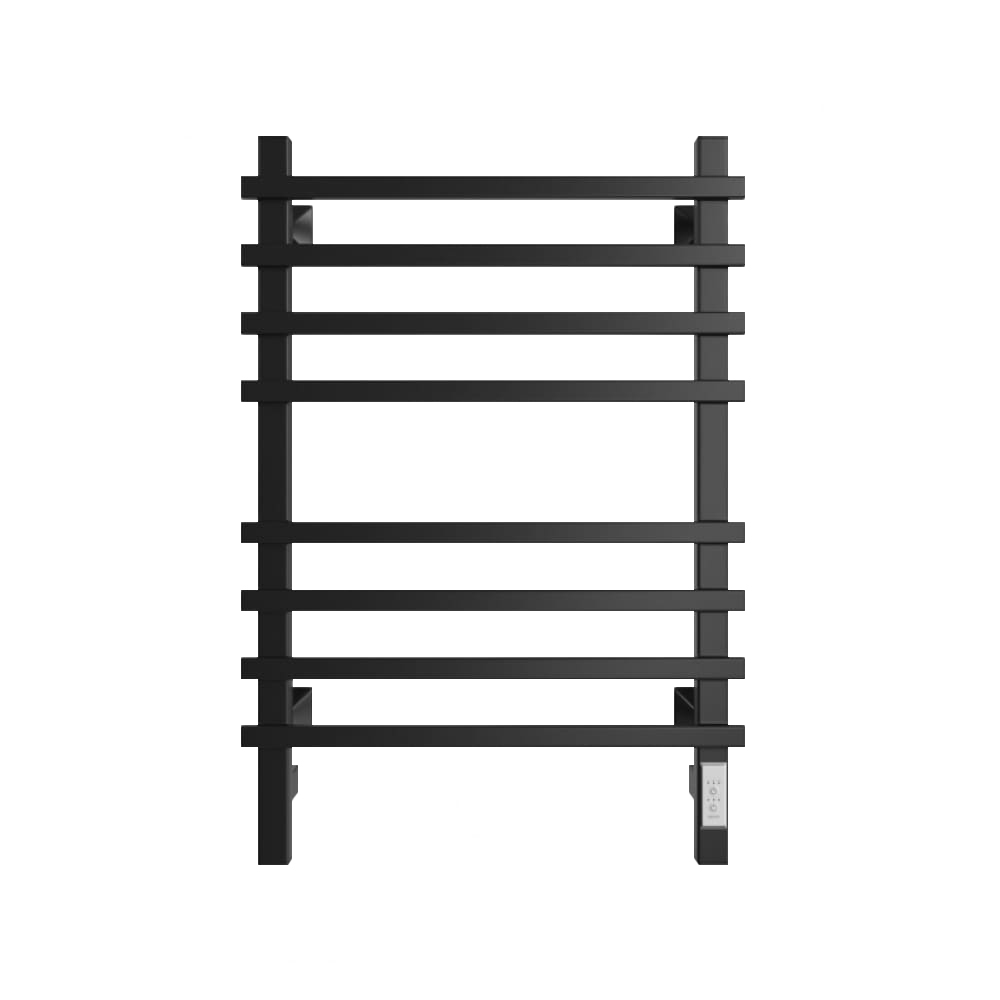 Полотенцесушитель электрический 80х50 см, скрытый монтаж, цв. черный матовый KL