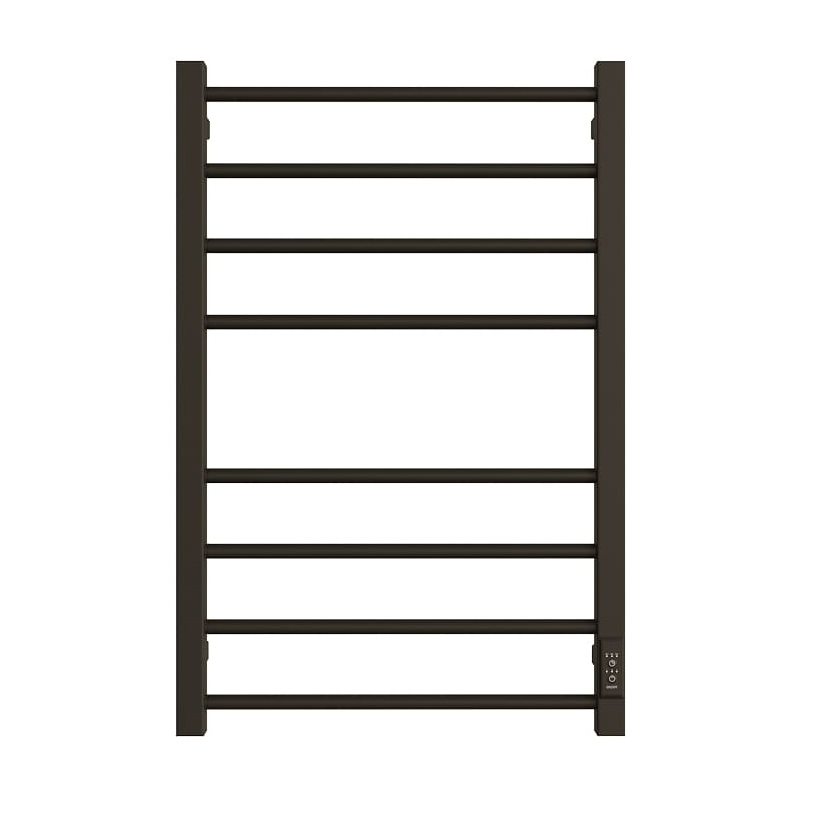 Полотенцесушитель электрический 80х40 см, скрытый монтаж, цв. черный матовый KL