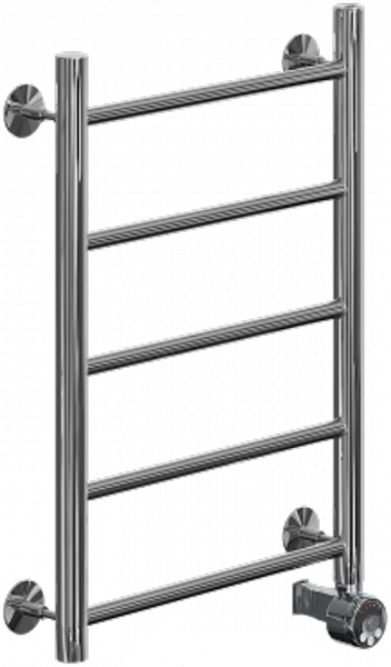 Полотенцесушитель электрический ЛП 60/50 тэн МОА скрытый,1"*3/4, установочный набор в комплекте, цв.хром ZZ
