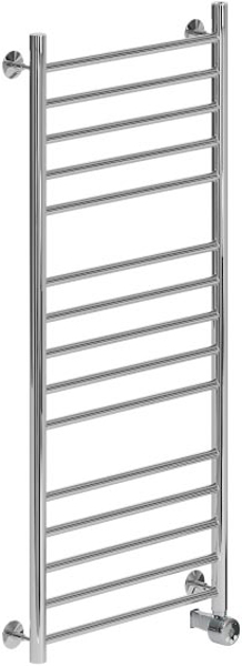 Полотенцесушитель ЛП (г2) 120/50 электрический тэн МОА скрытый, подключение 1"*3/4, установочный набор в комплекте, цв. хром ZZ