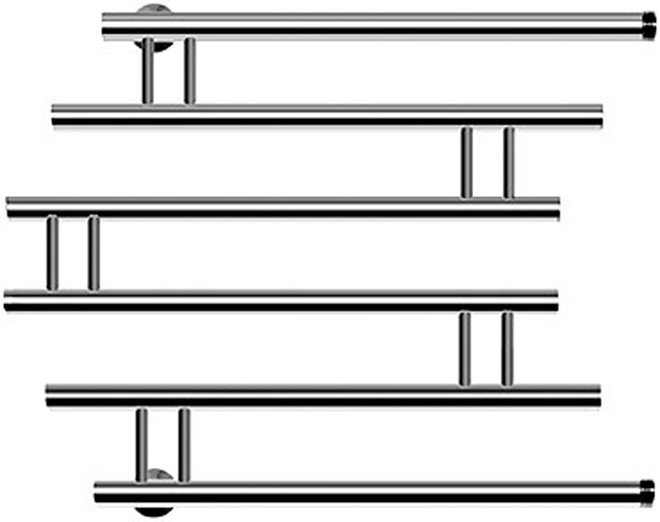 Полотенцесушитель "ПМ 4" в500*ш600 мм, БЕЗ уголков, сгонов, хром ZZ