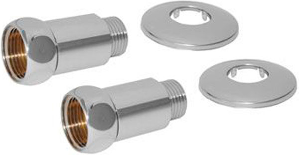 Соединение прямое для полотенцесушителя 1*-3/4*, (в компл.2шт), гайка-штуцер XX