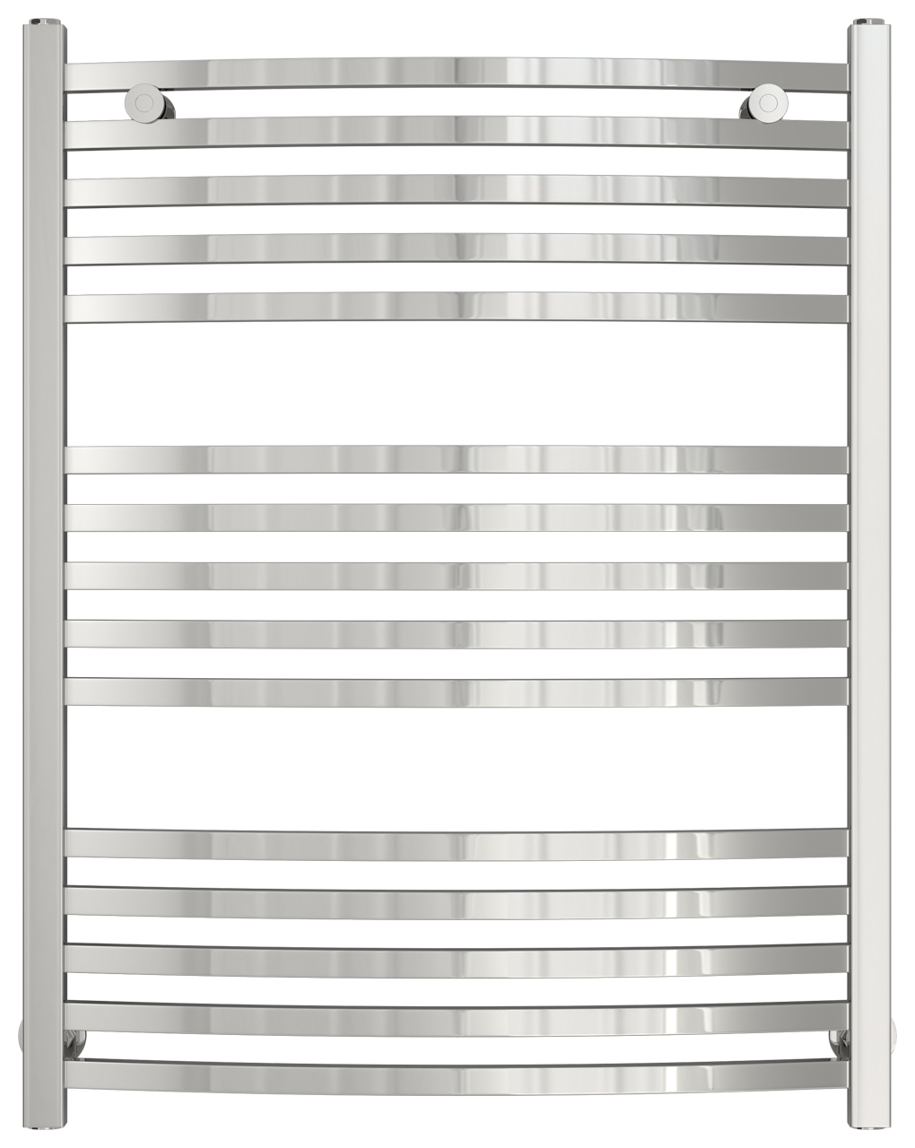 Полотенцесушитель "Аркус" 800x600 мм, с полимерным покрытием, подключ. 3/4, в компл. 2 декор. колпачка, 2 кр. Маевского, 2 уг,2 чаш,2 телеск.кроншт.ZZ