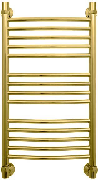 Полотенцесушитель "Богема" 800x400 мм,  подключ. 3/4, комплектующие в комплекте, золото ZZ