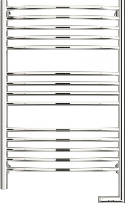 Полотенцесушитель "Богема 2.0" 800x500 мм, прямая перекладина, электрический, пульт справа, в компл. 4 телескоп.кроншт. цвет хром XX