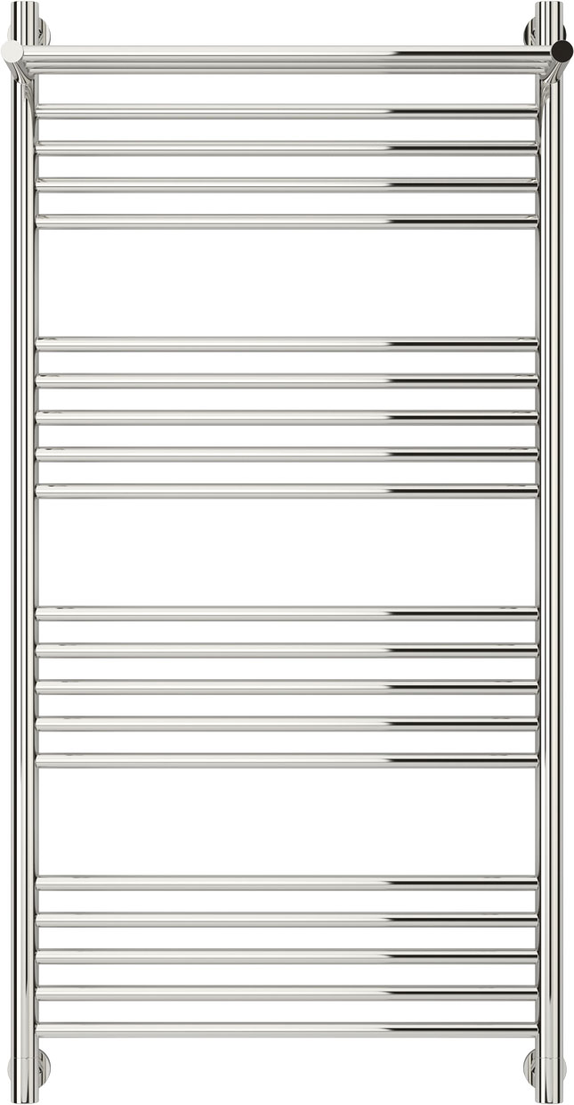 Полотенцесушитель "Богема+" 1200*600 мм + 1 прямая полка,  подключ. 3/4, комплектующие в комплекте, хром ZZ