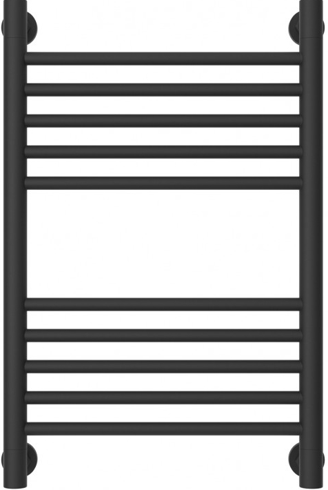 Полотенцесушитель "Богема+" 600*400 мм + прямая перекладина, подключ. 3/4, комплектующие в комплекте, цв.темный титан муар ZZ