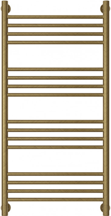 Полотенцесушитель "Богема+" 1000*500 мм, прямая перекладина, подключ. 3/4, комплектующие в комплекте, цв.состаренная бронза ZZ