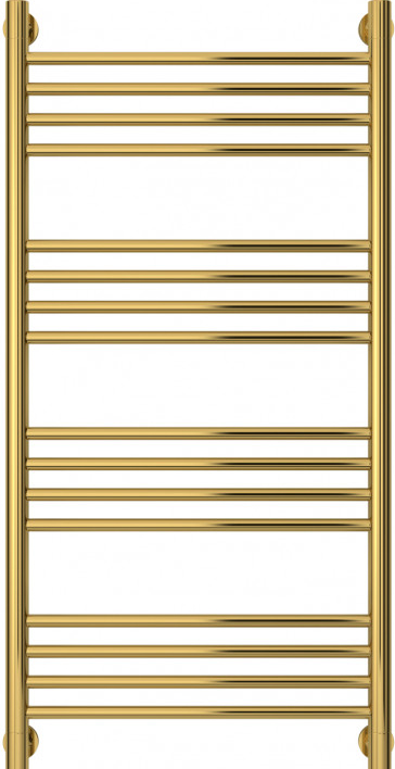 Полотенцесушитель "Богема+" 1000x500 мм, прямой, подключ. 3/4, комплектующие в комплекте, цв.золото ZZ