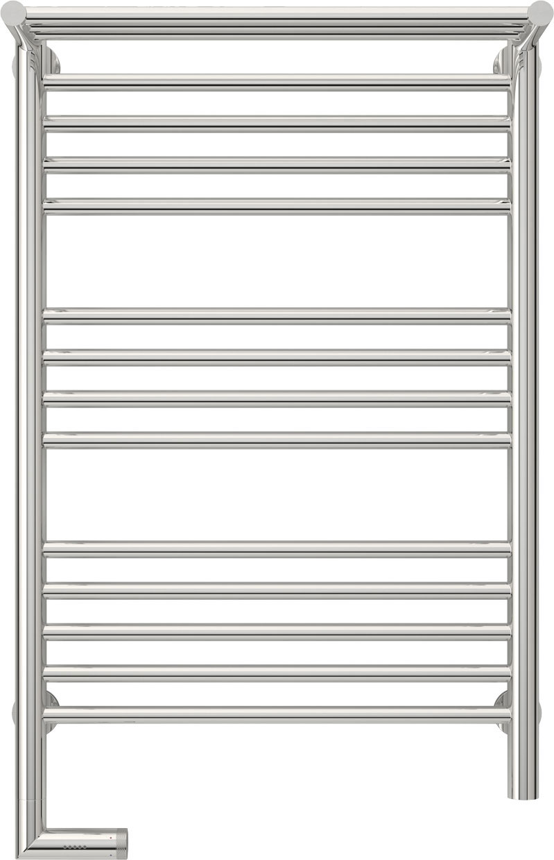 Полотенцесушитель "Богема 2,0 с полкой" 800x500 мм, электрический, пульт управ. слева, в комплекте 4 телескоп.кроншт. хром XX