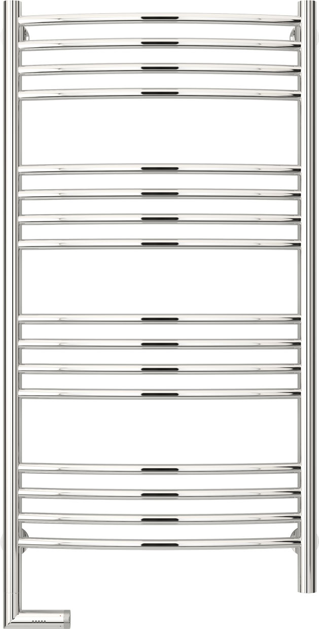 Полотенцесушитель "Богема 2.0" 1000x500 мм, прямая перекладина, электрический, пульт справа, в компл. 4 телескоп.кроншт. цвет хром ZZ