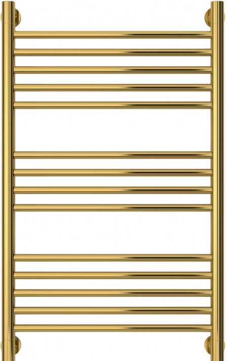 Полотенцесушитель "Богема+" 800*500 мм, выгнутая перекладина, Н.Г. подключ. 3/4, комплектующие в комплекте, цв.золото ZZ