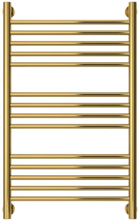 Полотенцесушитель "Богема" 800х500 мм, прямая, подключ. 3/4, комплектующие в комплекте, золото ZZ