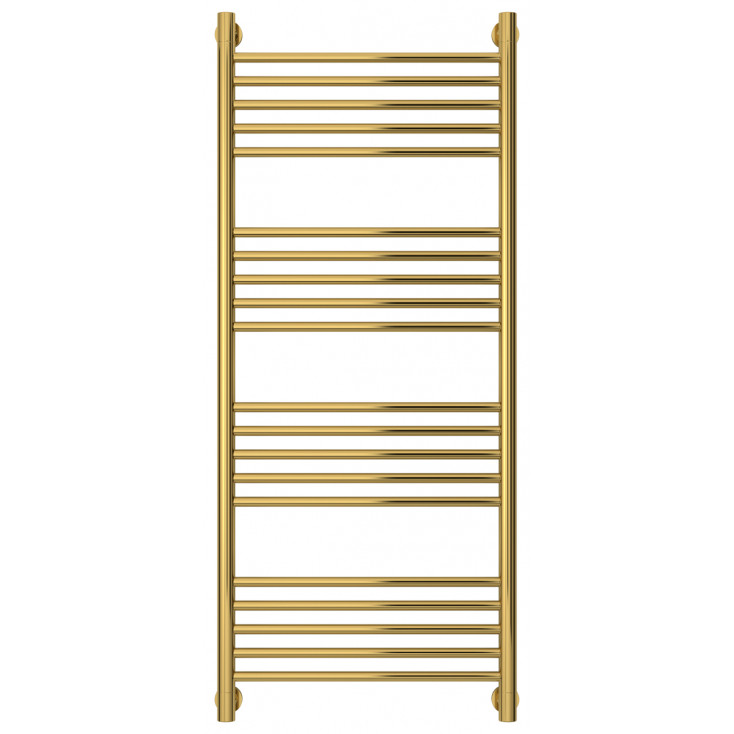 Полотенцесушитель "Богема+" 1200x500 мм, прямой, подключ. 3/4, комплектующие в комплекте, цв.золото ZZ