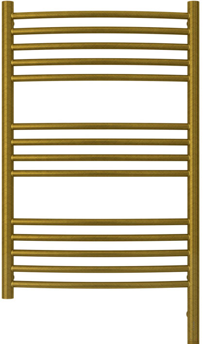 Полотенцесушитель "Богема 3.0" 800x500 мм, форма выгнутая, электрический, пульт справа, в компл. 4 телескоп.кроншт. цвет Состаренная бронза ZZ