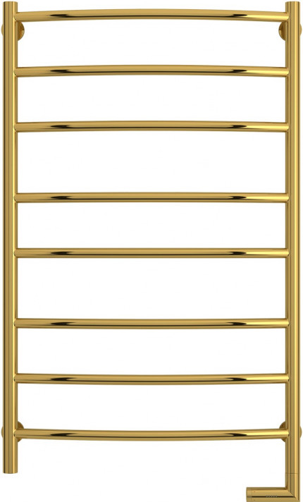 Полотенцесушитель "Галант 2.0" 1000*600 мм, электрический, пульт управления справа, в комплекте 4 телескоп.кроншт., цв.золото ZZ