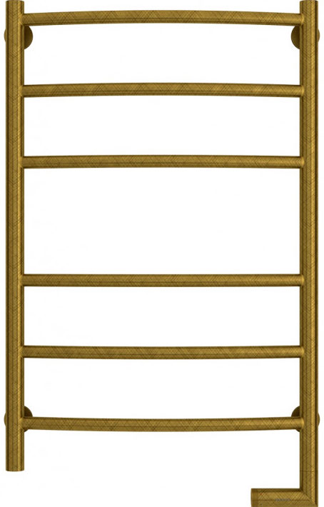 Полотенцесушитель "Галант 2.0" 800*500 мм, Правый, комплектующие в комплекте, состаренная  бронза, ZZ