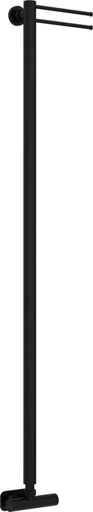 Полотенцесушитель водяной"Лайк EU50 1200х50 мм.эксцентрики и установоч.набор в компл., цв черный матовый, ZZ