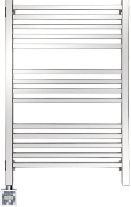 Полотенцесушитель "Модус" 800*500 мм, электрический, пульт управления слева, в комплекте 4 телескоп.кроншт. XX