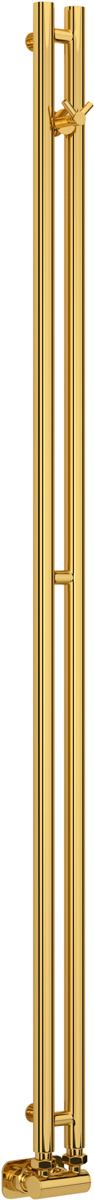 Полотенцесушитель водяной Нюанс EU50+ 1545х50 мм,, цвет золото ZZ