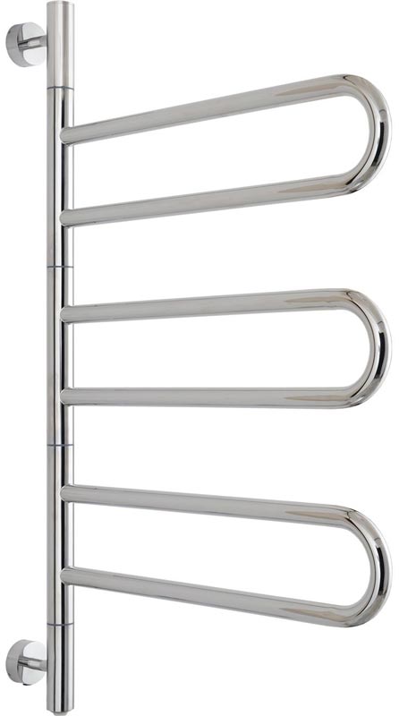 Полотенцесушитель "Парео" 830x530 мм, электрический, поворотный, в комплекте 2 телескоп.кроншт. ZZ