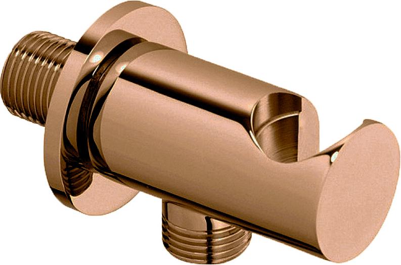 Кронштейн для душа с выходом воды 1/2 для подключения душа, (цв. бронза), Cezares ZZ