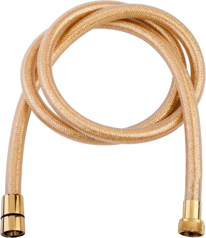 Шланг для душа 2000мм, 1/2 / 1/2, (пластик цв.золото), Cezares ZZ