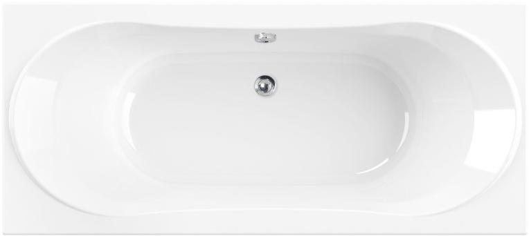 Ванна 180х90хh42см, прямоугольная, БЕЗ мет.каркаса и удлиненного слива-перелива, (акрил), Apollo ZZ