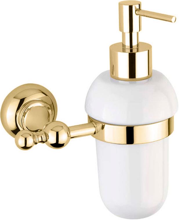 Дозатор настенный керамический, (цв.золото), Aphrodite ZZ