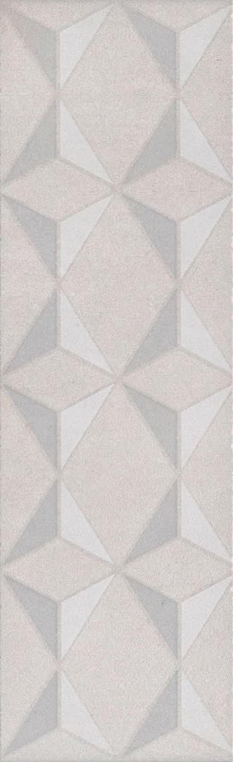 Бордюр Корредо серый светлый матовый 7.7x25