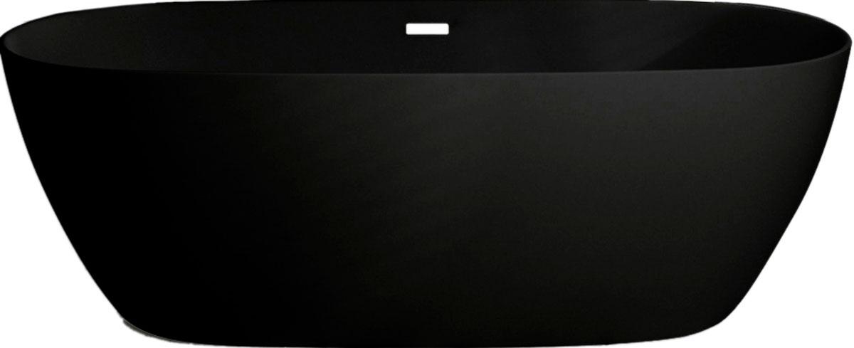 Ванна 1700x750x560мм, отдельностоящая, слив перелив в компл., (акрил цв.черный матовый), Vettore W ZZ