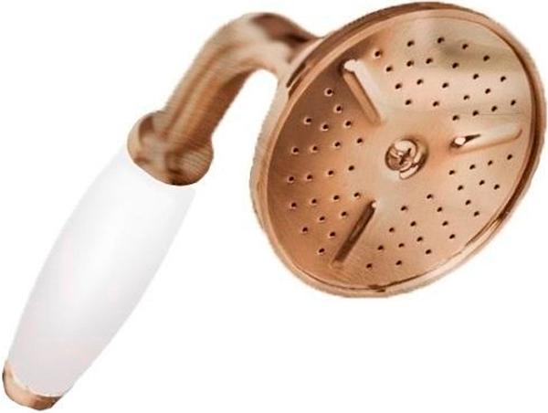 Лейка д/д ручная, "Классика" (цв. бронза, ручка цв.белый), Cezares ZZ