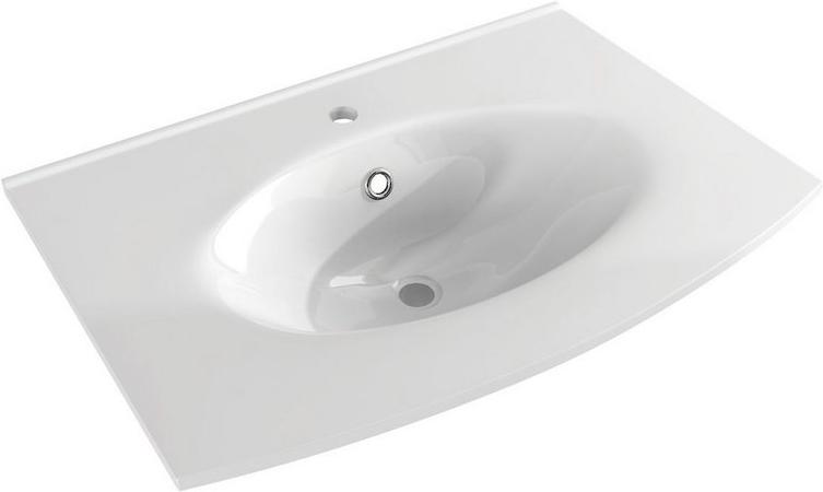 Керамическая раковина мебельная 101x55 см, цвет белый ZZ