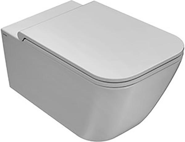 Унитаз подвесной 550х360мм, безободковый, без сидения, крепёж в компл., Genesis ZZ