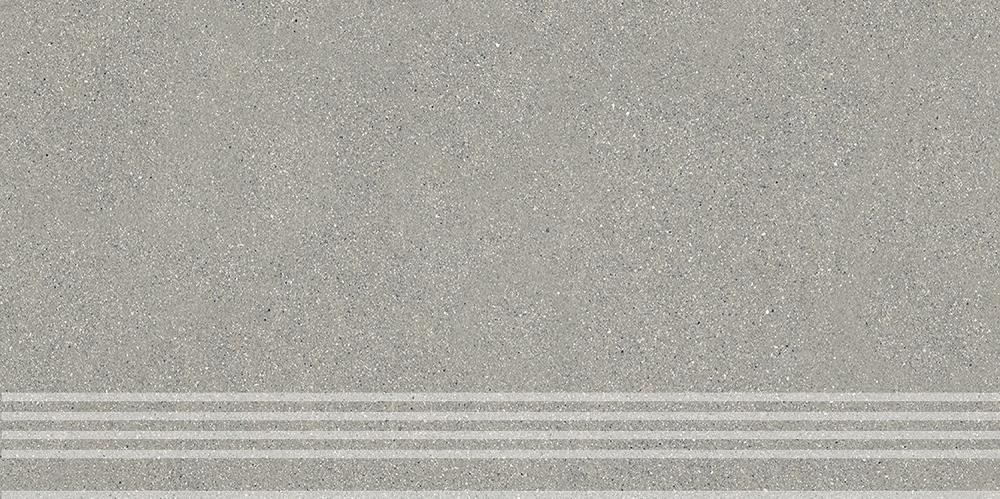 Ступень Джиминьяно серый матовый обрезной 30х60