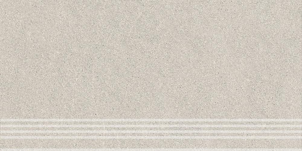 Ступень Джиминьяно серый светлый матовый обрезной 30x60