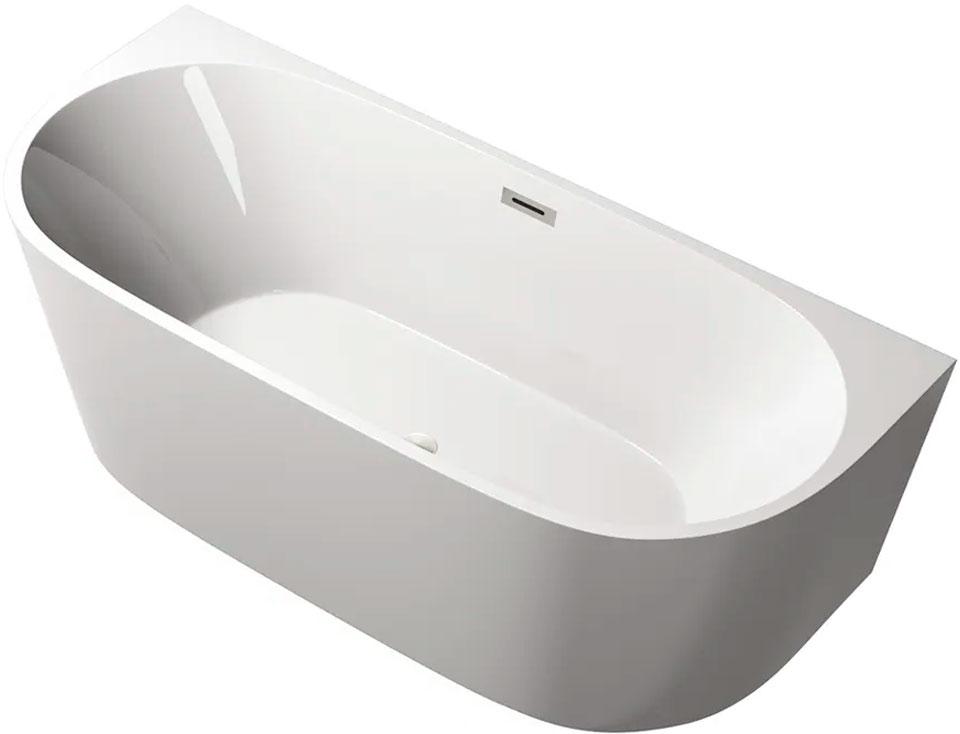 Ванна 1700x750x560мм, пристенная, слив перелив в компл., (акрил цв.белый), Vettore W ZZ