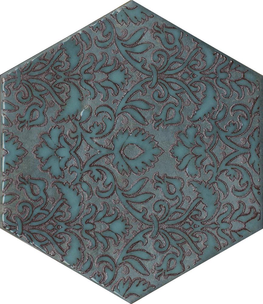 Декор Гроссето синий 20x23.1