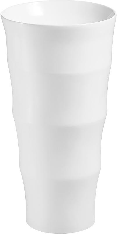 Раковина 420х420хh830мм, напольная, круглая, без отв.д/смес., без перелива, крепеж в компл., (керамика цв.белый), Alessia ZZ