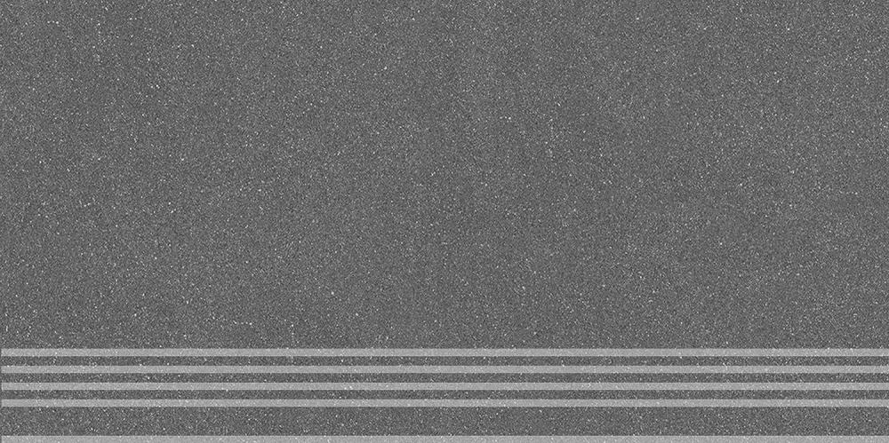 Ступень Джиминьяно антрацит матовый обрезной 30х60