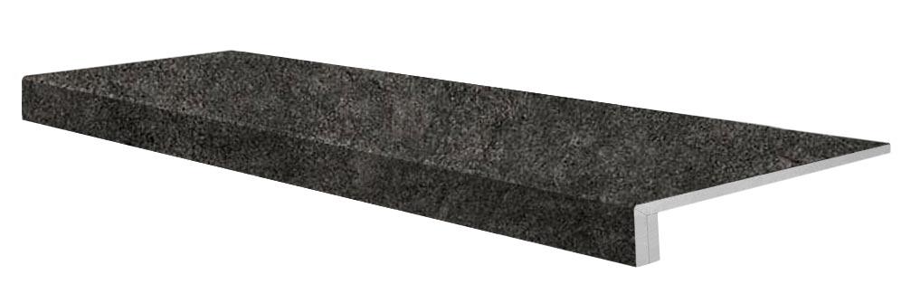 Ступень ЕВРО ТЕХНО Проходная Королевская дорога черный (n042856)|34.5х119.5